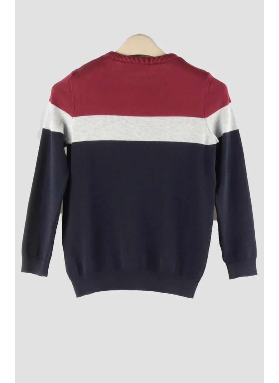 الكسندر جاردي Crew Neck Kids Knitted Sweater (C23-7101)