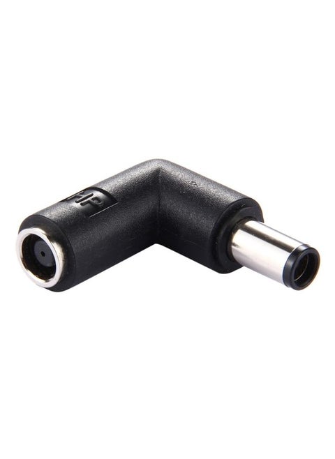 DC 7406 Male  to DC 7406 Female Connector Power Adapter for HP Laptop Notebook, 90 Degree Right Angle Elbow