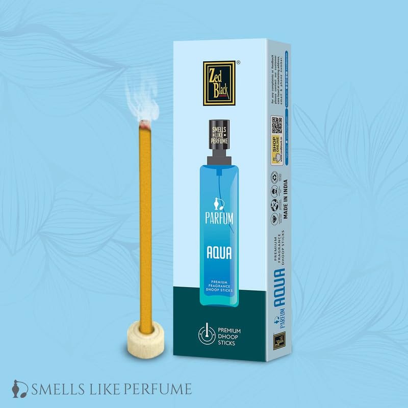 Zed Black Parfum Premium Fragrance Dhoop Sticks (Pack of 4) Suitable for Everyday Use – Alluring Fragrance Sticks - Image 3