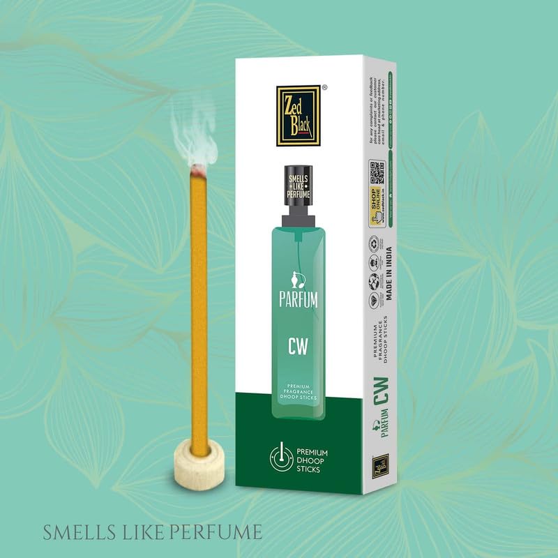 Zed Black Parfum Premium Fragrance Dhoop Sticks (Pack of 4) Suitable for Everyday Use – Alluring Fragrance Sticks - Image 2