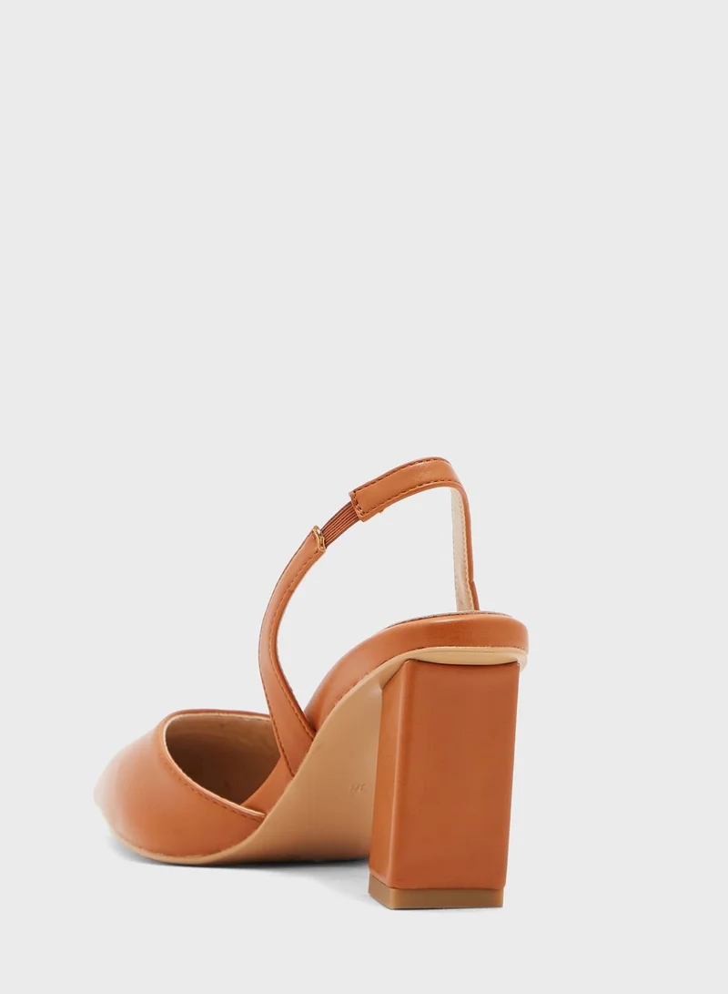 Khizana Slingback Pointed Pump