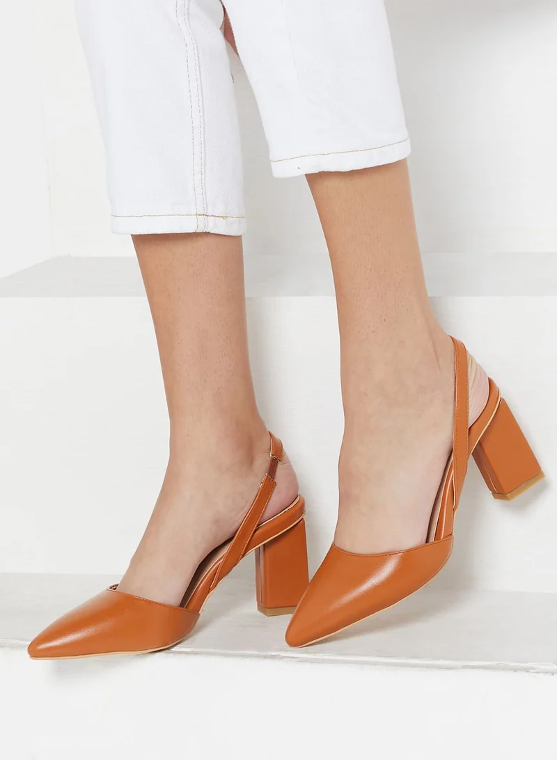 Khizana Slingback Pointed Pump