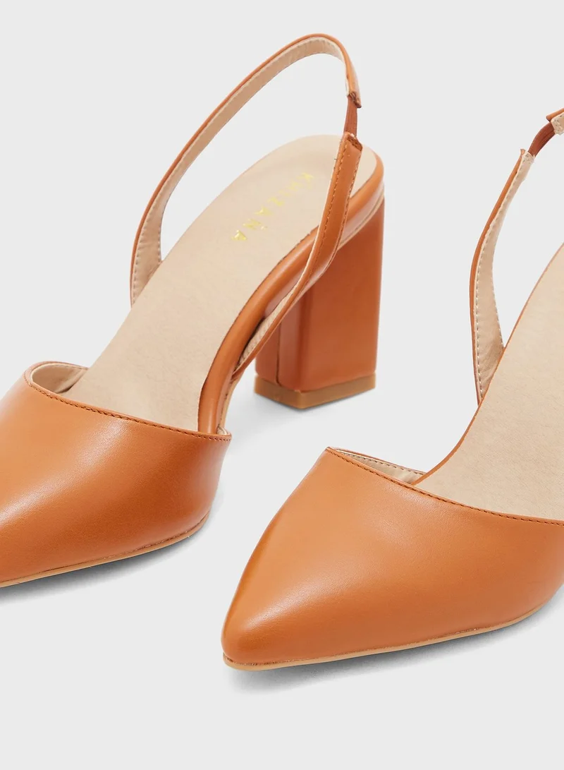 Khizana Slingback Pointed Pump