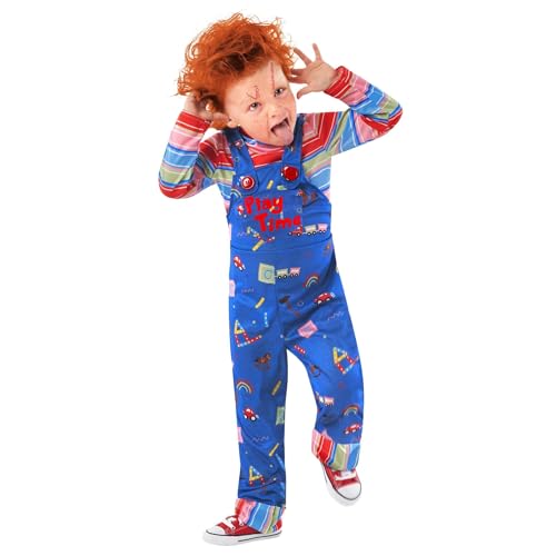Morph Play Time Killer Costume For Boys, Creepy Doll Costume Toddler Halloween Costumes Boy Halloween Costumes Kids S - Image 5