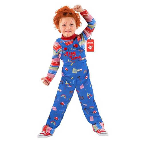 Morph Play Time Killer Costume For Boys, Creepy Doll Costume Toddler Halloween Costumes Boy Halloween Costumes Kids S - Image 1