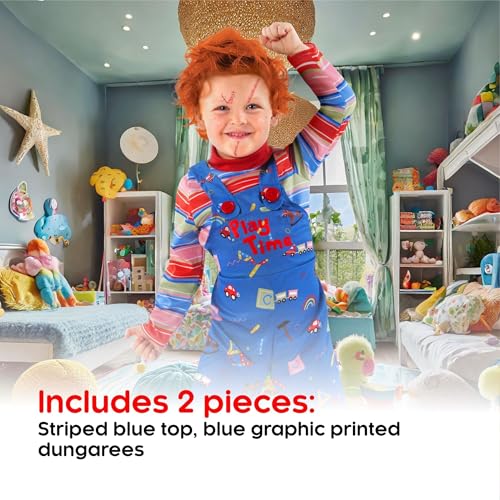 Morph Play Time Killer Costume For Boys, Creepy Doll Costume Toddler Halloween Costumes Boy Halloween Costumes Kids S - Image 2