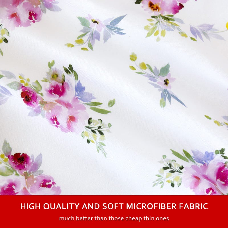 Moonsea Changing Pad Cover for Girls 2 Pack, Lovely Print Soft Diaper Change Table Sheets, Fit 32"x16" Contoured Pad, Comfy Cozy 2-Pack Cradle Sheets,Floral - Image 2