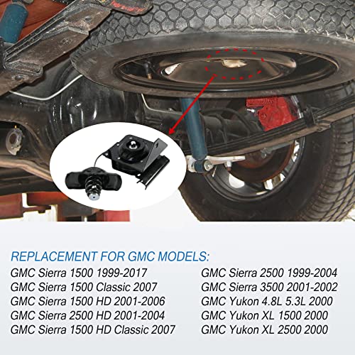 JDMSPEED New Spare Tire Winch Wheel Carrier Hoist Spare Tire Hoist Replacement for Silverado GMC Sierra 1500 2500 Replaces 924-510 20870067 15703311 15866164 - Image 4