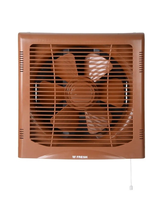 Fresh Wall Hood, size 25 × 25 cm, 10 inches, equipped with ventilation lines, easy to install, brown color