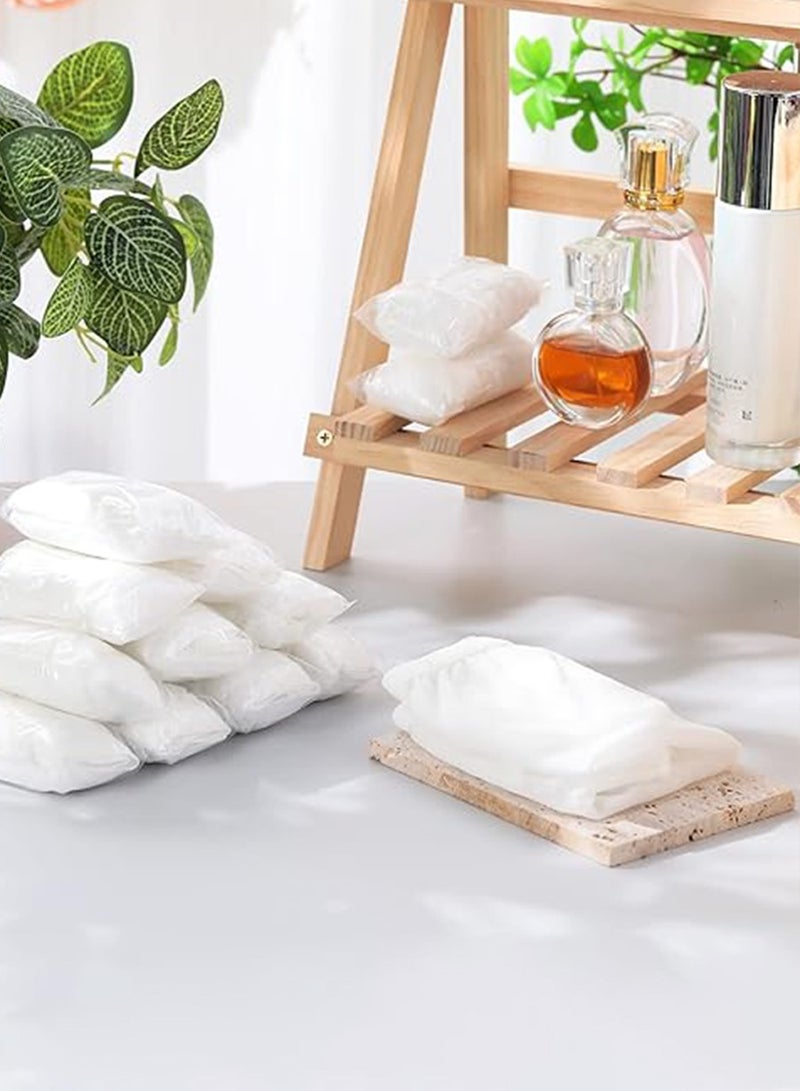 5PCS Mens Cotton Disposable Underwear Panties Portable Briefs for Travel Fitness Hotel Spa Hospital Stays, White - Image 2