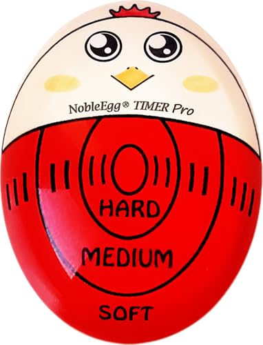 NobleEgg Egg Timer Pro for Boiling Eggs | Soft Hard Boiled Egg Timer That Changes Color When Done | No BPA, Certified - Image 1