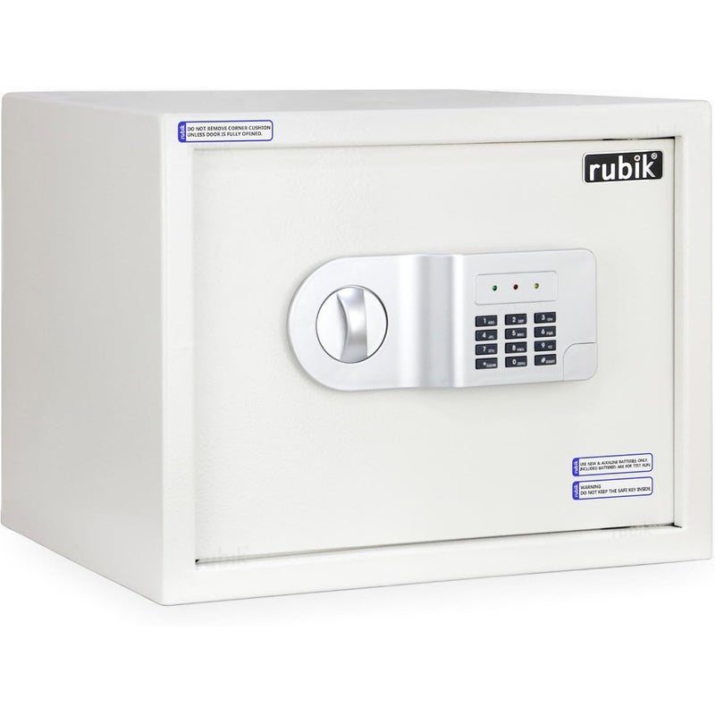 Large Safe Box A4 Documents Size for Home Office with Key and Pin Code Keypad for Cash Documents Jewelry Passports RB30AJ 30x38x30cm - Image 1