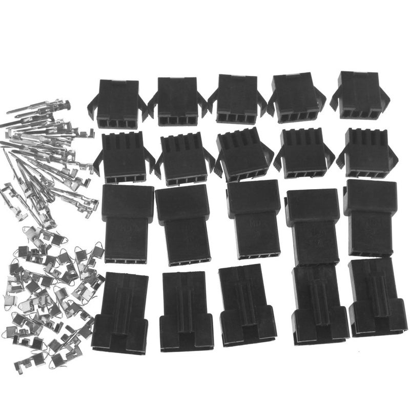 SING F LTD Jst Sm 4-Pin Plug Brass Terminal Connector 10 Male10 Female 2.5Mm Pitch - Image 5