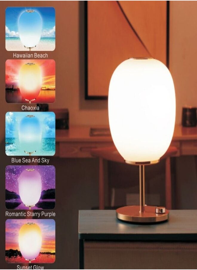 LED Table Lamp with Aroma Diffuser and Speaker, Multipurpose Light for Various Rooms, Home Decor