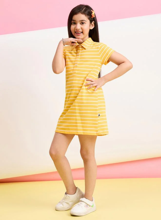 Stylo Bug Striped Polo Dress