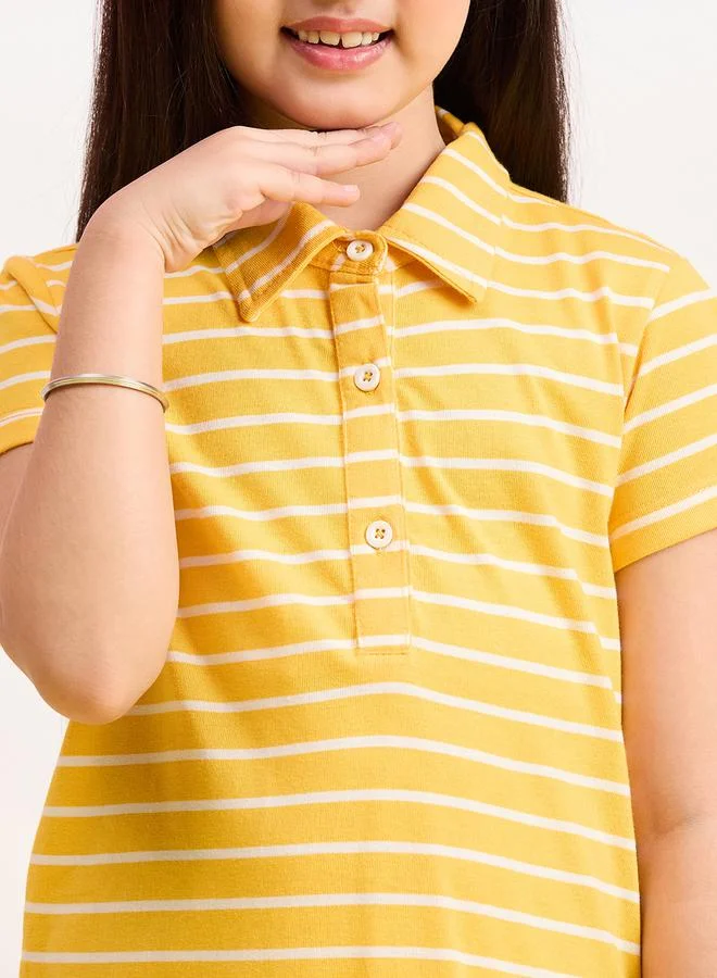 Stylo Bug Striped Polo Dress