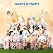 Niceup 20PCS Small Puppies Stuffed Animal Mini Plush Dog Keychain Adopt a Puppy Party Favors Easter Basket Stuffers Bulk Birthday Gift Goodie Bag Fillers for Kid Class Toy Pet Adoption Paw Doll - Image 4