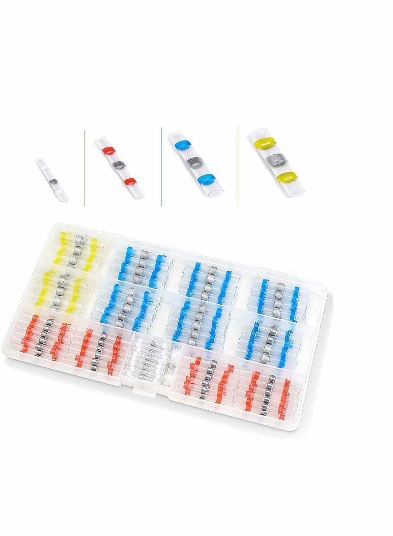 Y&D 150 Pcs Solder Seal Wire Connectors, Waterproof And Insulated Electrical Terminals - Image 1