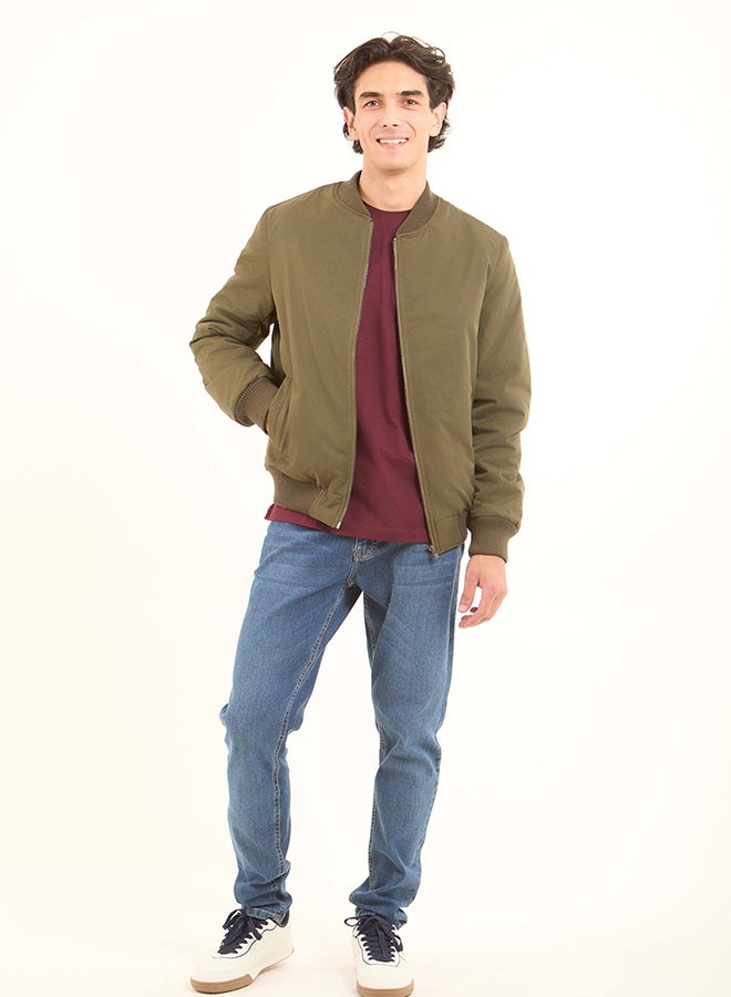 Premoda Permoda Men Bomber Jacket Burnt - Image 1