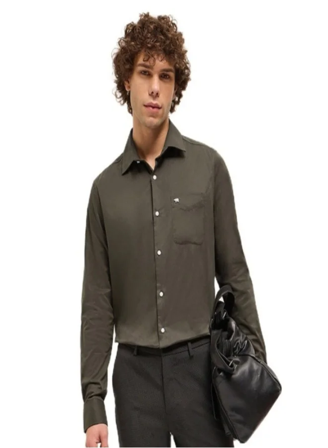 THE BEAR HOUSE Men's Shirt for Casual and Formal Wear | Classic Button-Down Style for Office, Daily Use, Travel, Events & All-Season Outfits | Versatile & Stylish Wardrobe Essential for Every Occasion