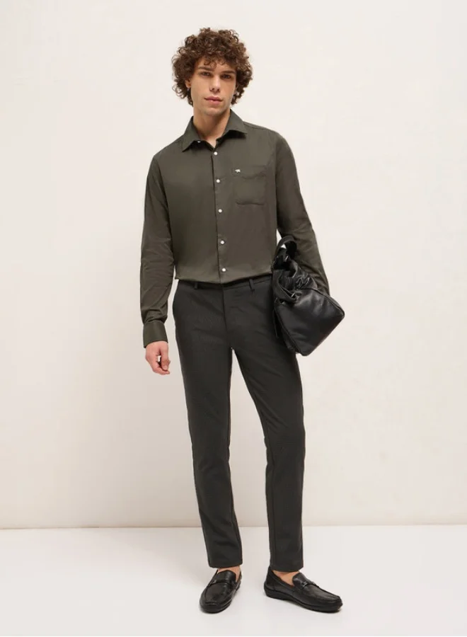 THE BEAR HOUSE Men's Shirt for Casual and Formal Wear | Classic Button-Down Style for Office, Daily Use, Travel, Events & All-Season Outfits | Versatile & Stylish Wardrobe Essential for Every Occasion