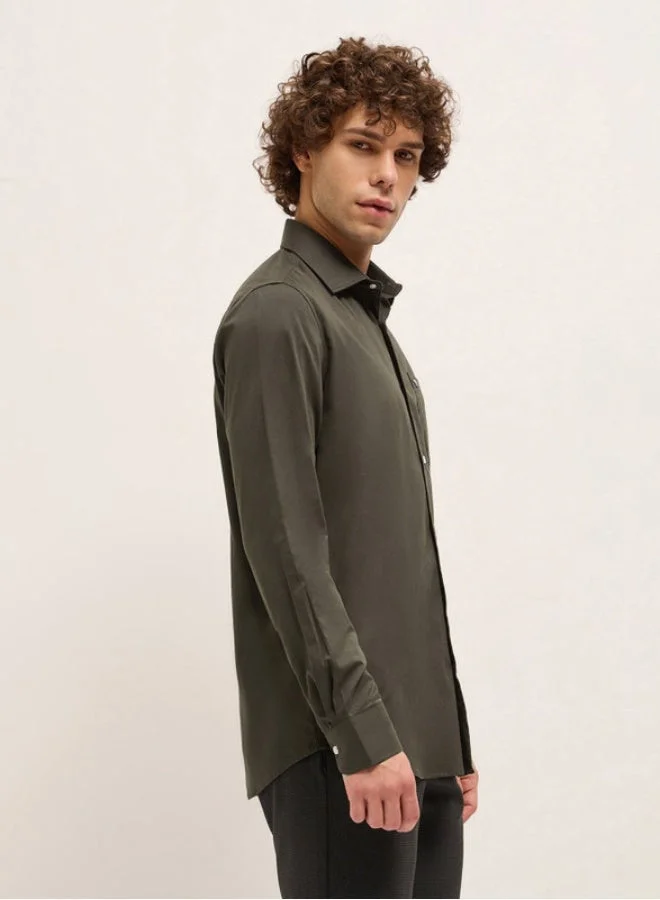 The Bear House  Men's Shirt for Casual and Formal Wear | Classic Button-Down Style for Office, Daily Use, Travel, Events & All-Season Outfits | Versatile & Stylish Wardrobe Essential for Every Occasion for Men | Best Price UAE