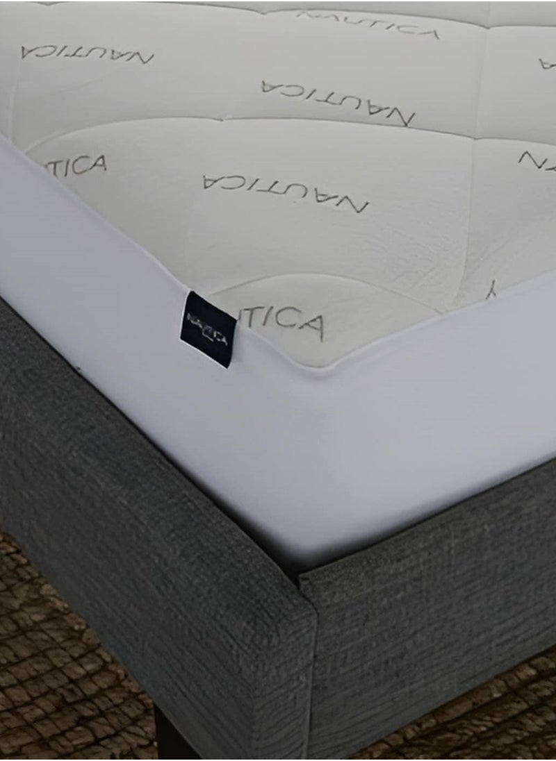 Orange Bed & Bath - Nautica Mattress Pad Queen one piece - Image 1