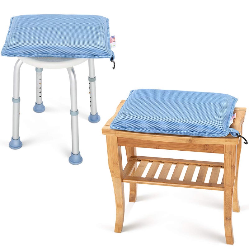 OasisSpace OasisSpace Cushion for Shower Chair Seat Cushion for Shower Bench Transfer Benches Shower Chairs and Kneeling PadsBath Seat Cushion for Elderly Senior Handicap  Disabled 