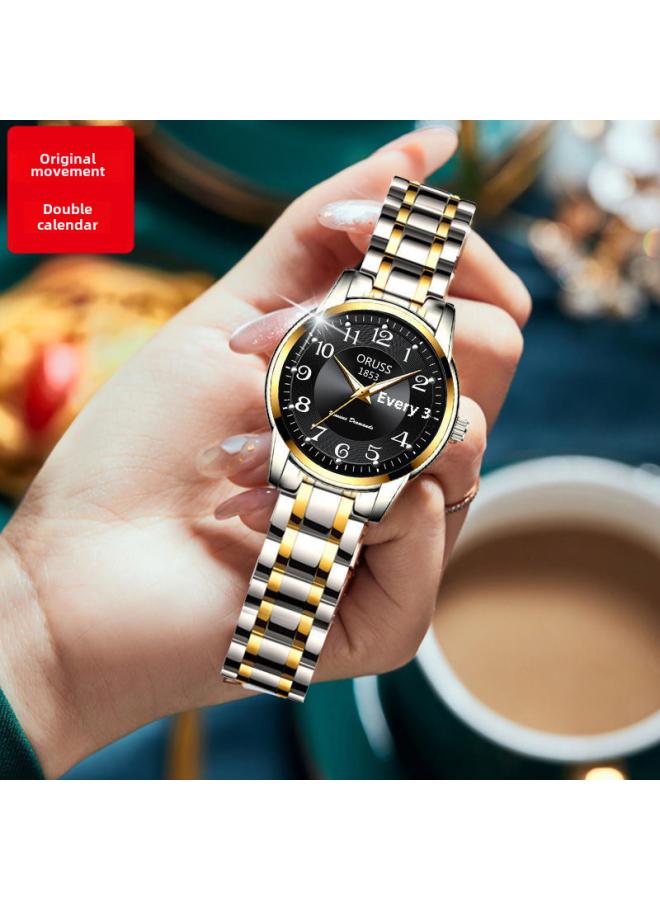 Genuine Ultra-thin Waterproof Women's Watch Women's Watch Quartz Women's Tungsten Steel Women's Watch Male Student Couple Bracelet Watch