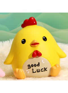الإنترنت الأحمر الكرتون زودياك الكلب Longma Sheep Piggy Bank مقاوم للسقوط لطيف Piggy Bank سعة كبيرة فقط لا يمكن إدخالها - اللون: أصفر دجاج - الحجم: حجم صغير يمكن إيداعه أو إزالته