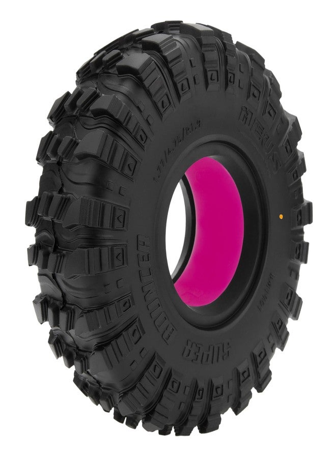 MEUS RACING إطارات MEUS RACING مقاس 1.9 - إطارات MS6 Super Bouncer مع حشوات مطاطية سيليكونية فائقة النعومة لسيارات Axial SCX10 TRX4 Redcat Gen8 1/10 RC Crawler - Image 4