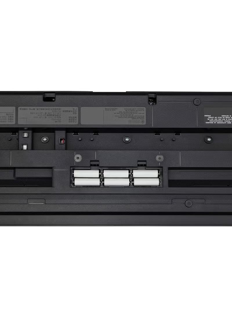 YAMAHA Portable Electronic Keyboard Piano, 61 Keys, PSR-F52, Black - Image 5