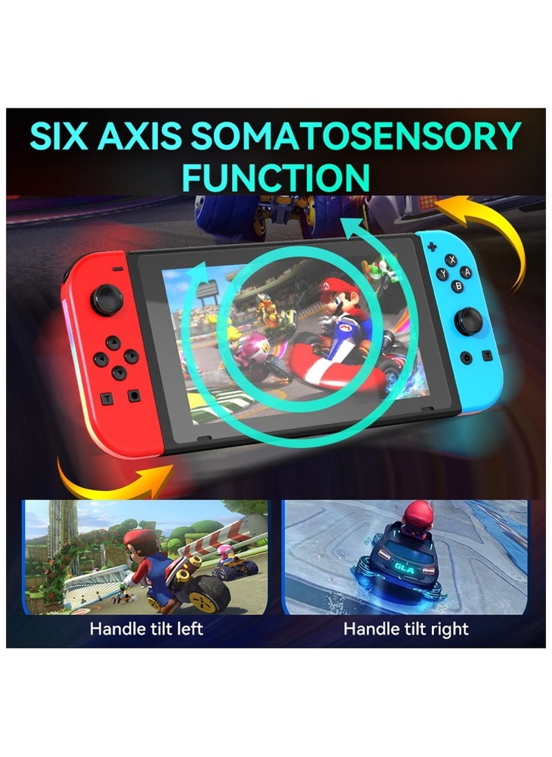 Generic - Joy Cons Wireless Controller for Nintendo Switch, L/R Controllers Replacement Compatible with Nintendo Switch/Lite/OLED, Joystick with Wake-up/Screenshot/Dual Vibration/Motion Control Function - Image 1