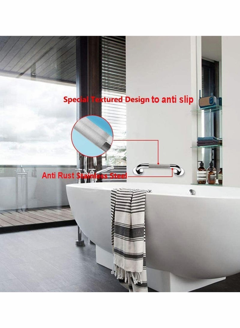 Sturdy Stainless Steel Anti Slip Shower Grab Bar for Safety and Support - Image 3