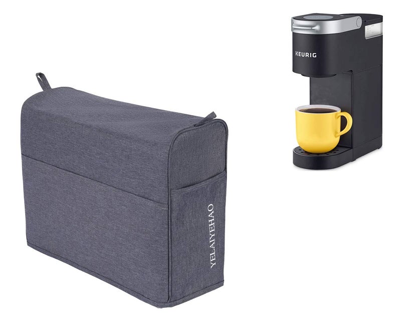 YELAIYEHAO YELAIYEHAO Single Serve Coffee Makers Cover for Keurig Coffee Maker KSlim grey 155X55X12 
