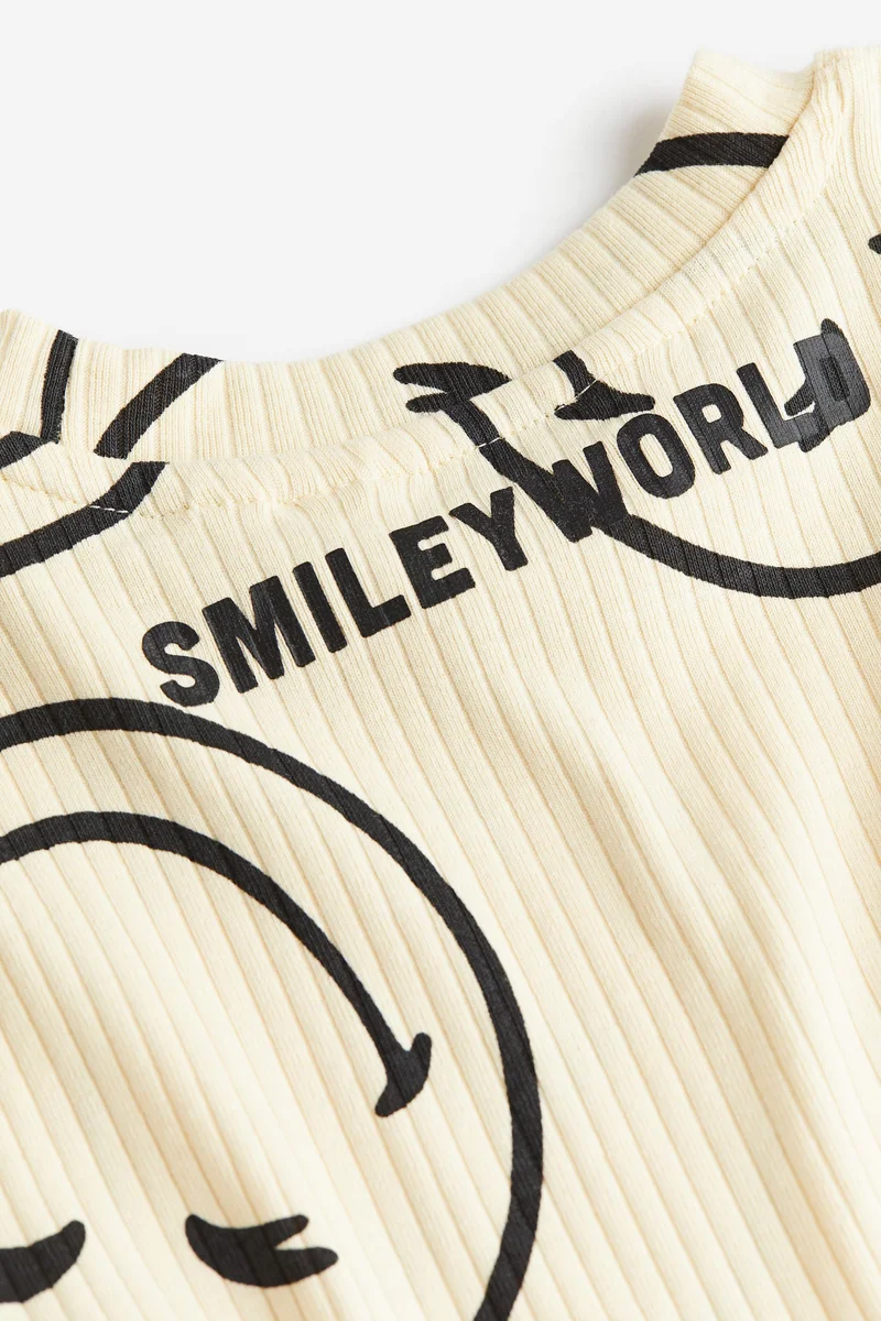 H&M Kids Smiley Print Top