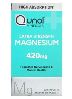 Magnesium Extra Strength 420 mg 120 Capsules (210 mg per Capsule)