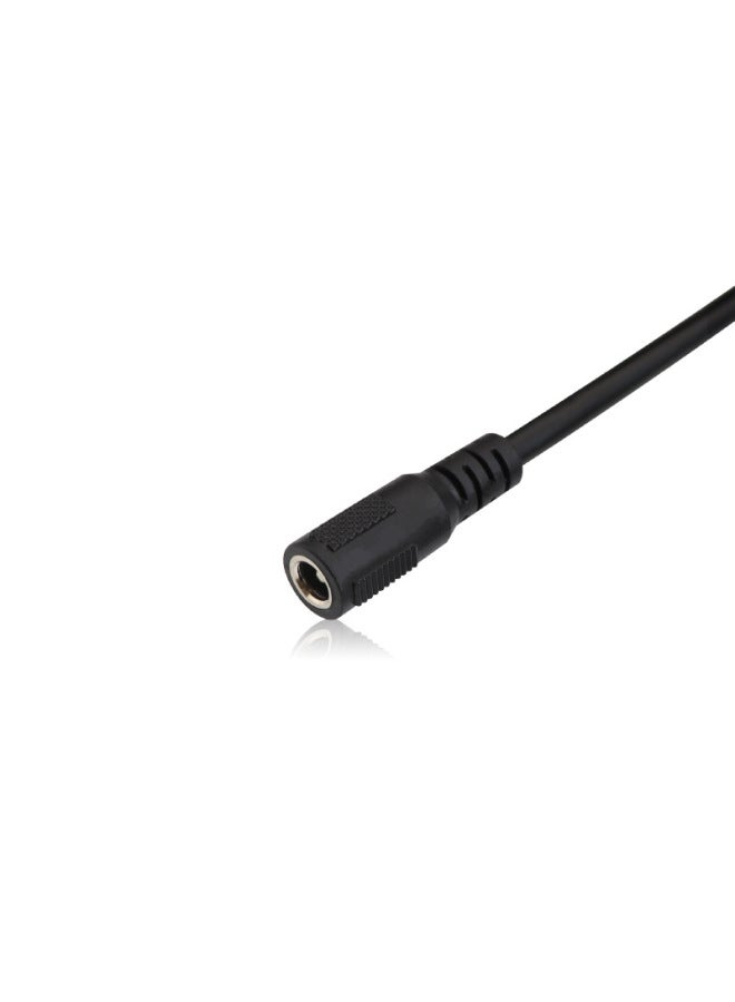 Dc Power Cord 5521 Single Head 5525 Male And Female Head Pure Copper 1.31 Square Charging Extension Cord DC Power Cord-Color:5521 Male No. 18 0.75 Square-Line Length:3m
