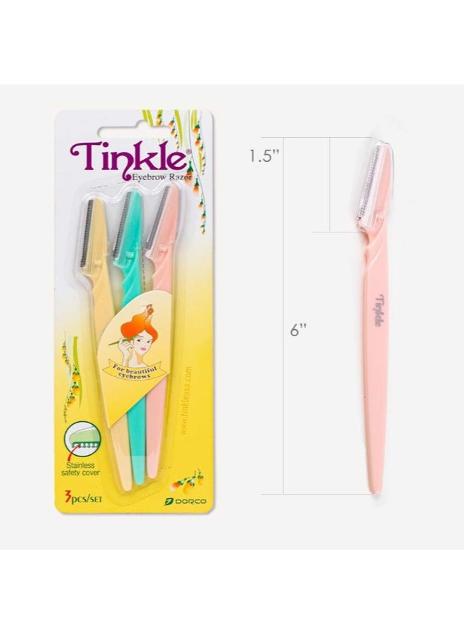 Tinkle Tinkle 6 PCS Eyebrow or Face Hair Removal Safety Razors Trimmer Shaper Shaver cosmetics - Image 5