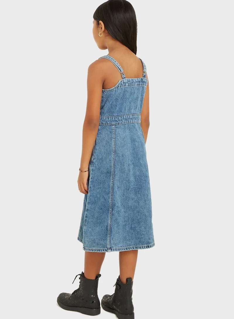 Calvin Klein Jeans Denim Button-Front Dress