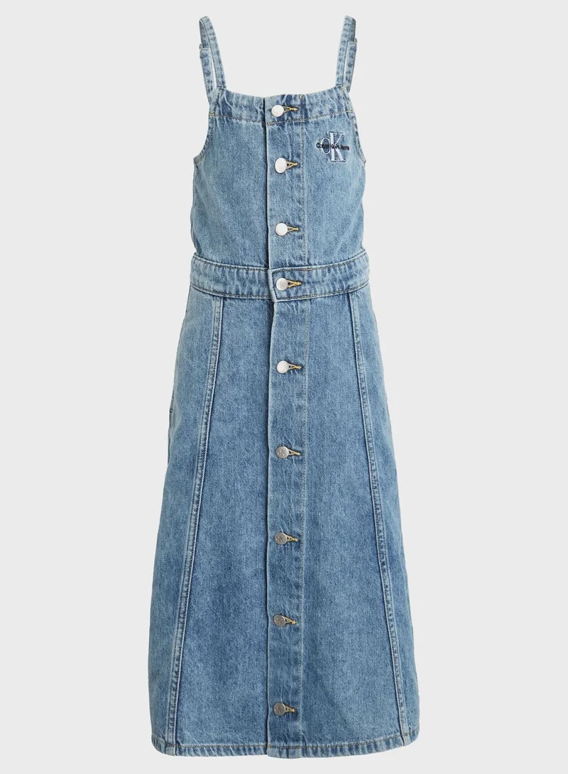 Calvin Klein Jeans Denim Button-Front Dress
