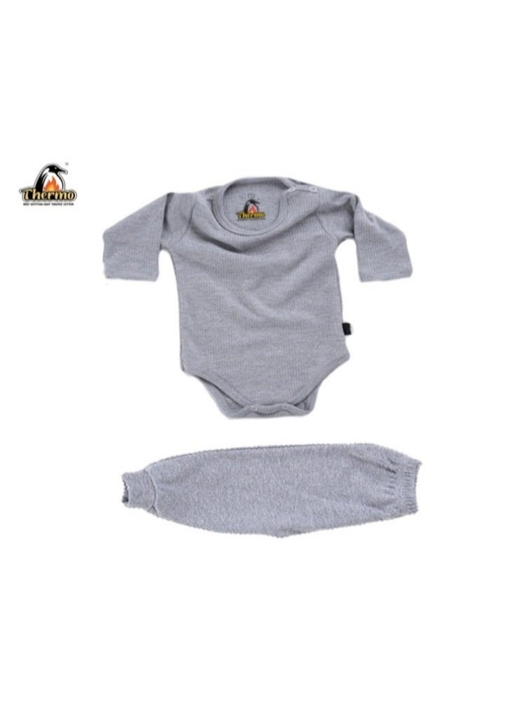 Thermo Baby Unisex thermal Bodysuit Pack of 2