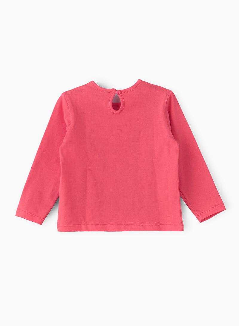 Jelliene Cozy Knit Long Sleeve T-Shirt for Girls - Image 2