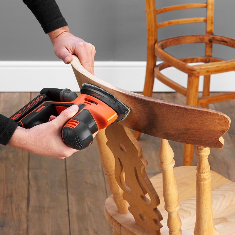 بلاك اند ديكر ماكينة صنفرة تفاصيل الماوس اللاسلكية، 18 فولت، البطارية غير متضمنة - Bdcds18N-Xj، ضمان لمدة عامين - Image 4