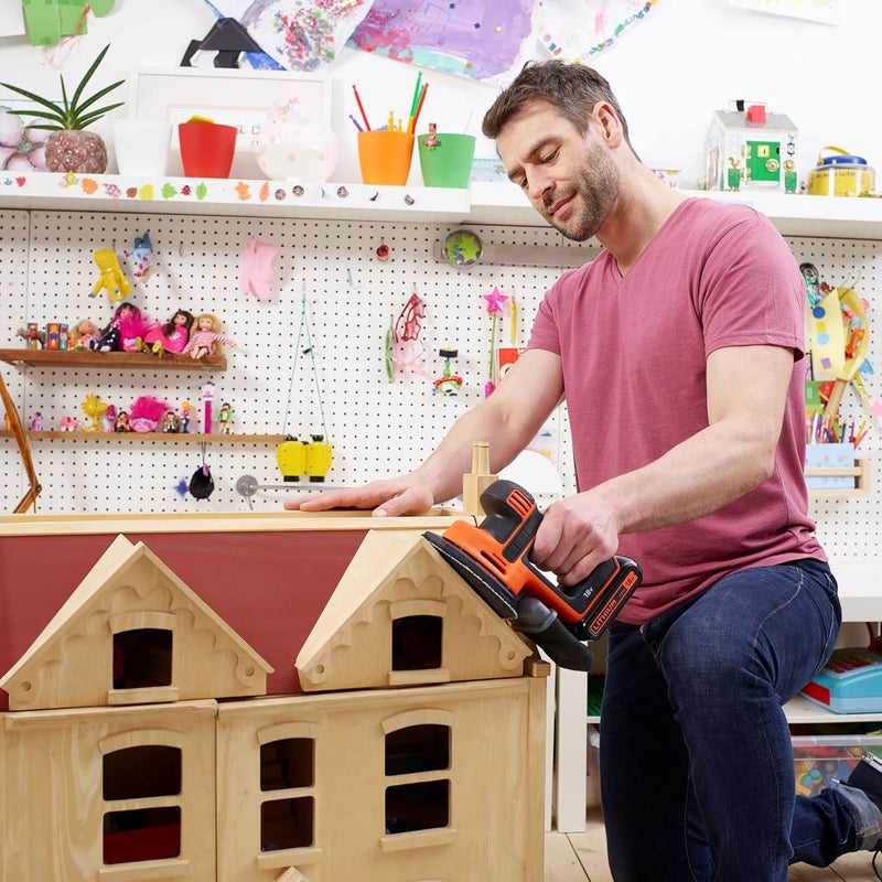 بلاك اند ديكر ماكينة صنفرة تفاصيل الماوس اللاسلكية، 18 فولت، البطارية غير متضمنة - Bdcds18N-Xj، ضمان لمدة عامين - Image 3