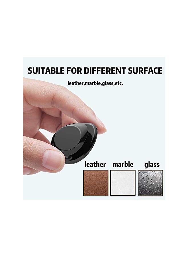 GUGULE Mount Hooks,Gugule Portable Car Paste Hooks Hangers Car Multi-Function Hook Bracke, Adhesive Holders for Cellphone Finger Ring Stand Bracket Wall Hanging for Organizer Cable Key Earphone(4 Pack) - Image 4