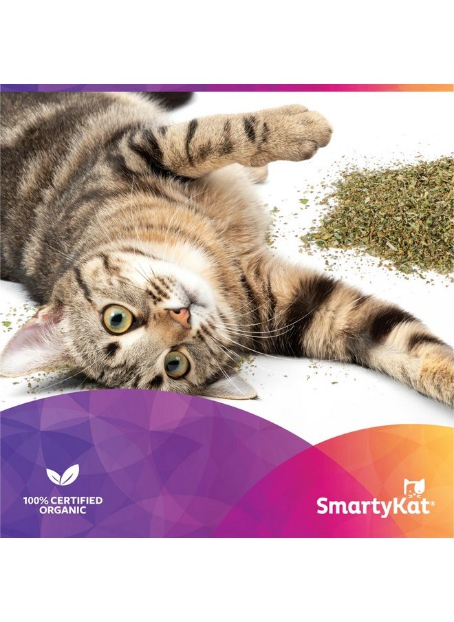 SmartyKat SmartyKat Catnip Shaker Canister for Cats & Kittens, Resealable Packaging, Sprinkle on Toys, Bedding & Scratchers, 2 Ounces  - Image 2