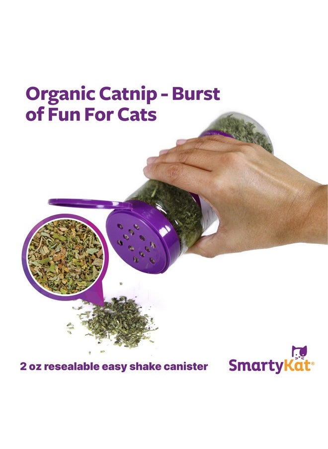 SmartyKat SmartyKat Catnip Shaker Canister for Cats & Kittens, Resealable Packaging, Sprinkle on Toys, Bedding & Scratchers, 2 Ounces  - Image 3