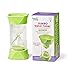 hand2mind Green Jumbo Sand Timers 2 Minute Sand Timer Hourglass Sand Timer with Soft Rubber End Caps Offers Quiet Pausing Classroom Sand Timers for Kids Teeth Brushing and Game Timer Set of 1 - Image 2