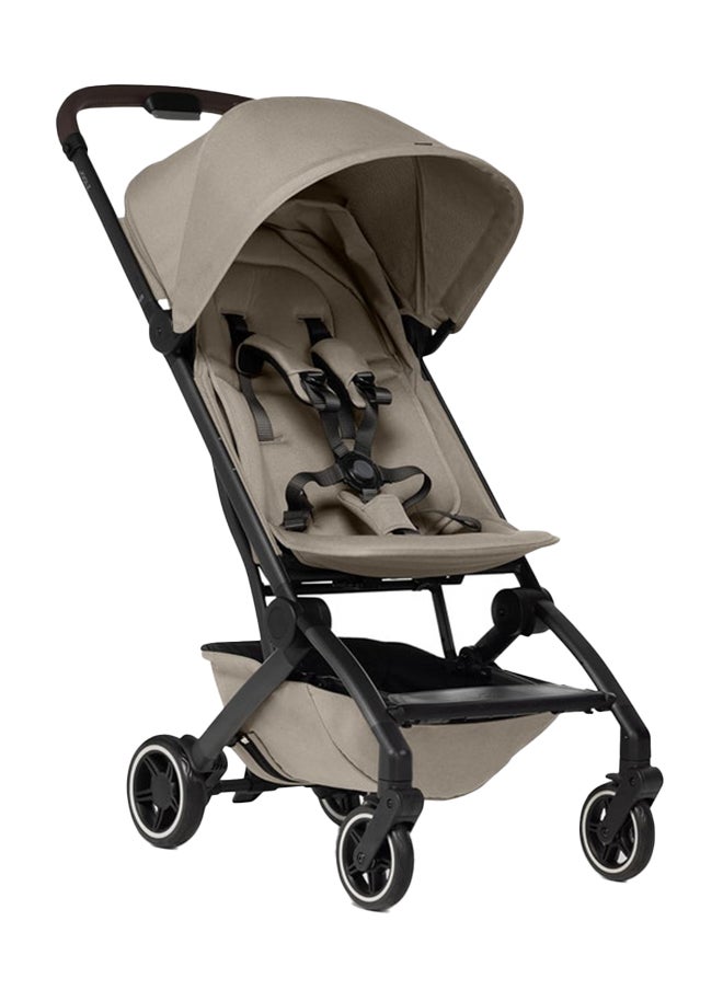 JOOLZ AER+ Lightweight & Compact Travel Stroller - Portable One-Hand Fold Design - Ergonomic Seat for Infant & Toddler (up to 22 KG) - XXL Sun Hood - Stroller for Airplane - Travel Pouch - Sandy Taupe  - Image 1